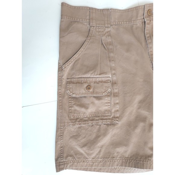 NWOT Mens Cabela's Cargo Utiity Cotton  Shorts 7 Pockets British Tan Size 40 - Picture 2 of 8